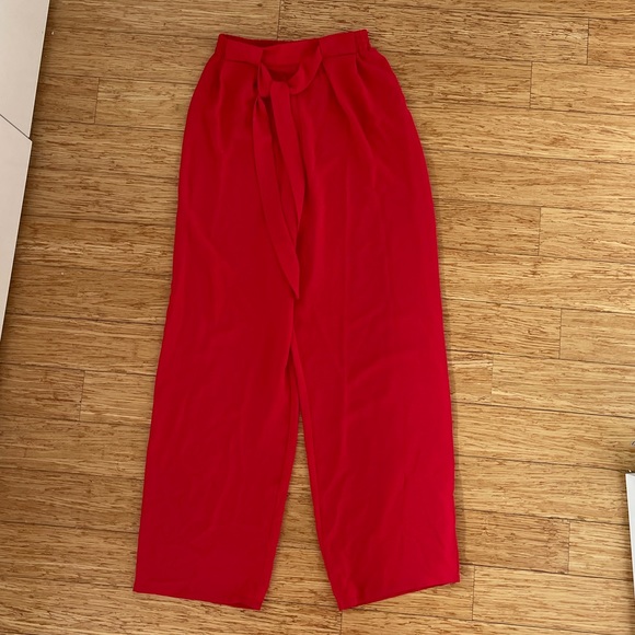 Zara - Wide leg red pants (NEW with tag) - Picture 5 of 6